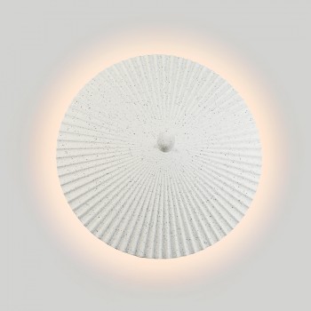 ORBAN - Γύψινο Επιτοίχιο Φωτιστικό - Απλίκα σε Λευκό Χρώμα