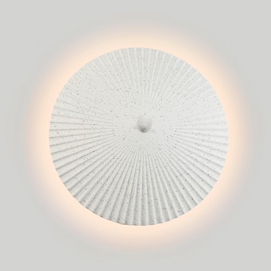 ORBAN - Γύψινο Επιτοίχιο Φωτιστικό - Απλίκα σε Λευκό Χρώμα