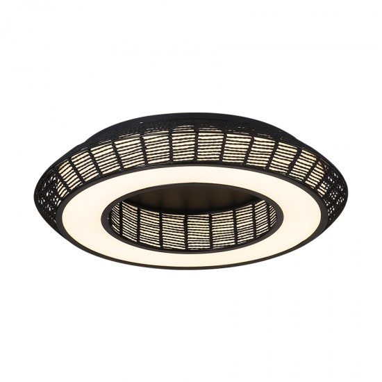 ΟΡΟΦΗΣ ΦΩΤΙΣΤΙΚΟ LED-ΠΛΑΦΟΝΙΕΡΑ-ΚΩΔ. ZEUS-60-BK