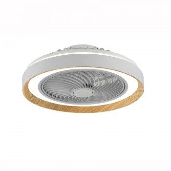 FEDER - Ανεμιστήρας Οροφής με Φως και Τηλεχειριστήριο σε Λευκό Χρώμα